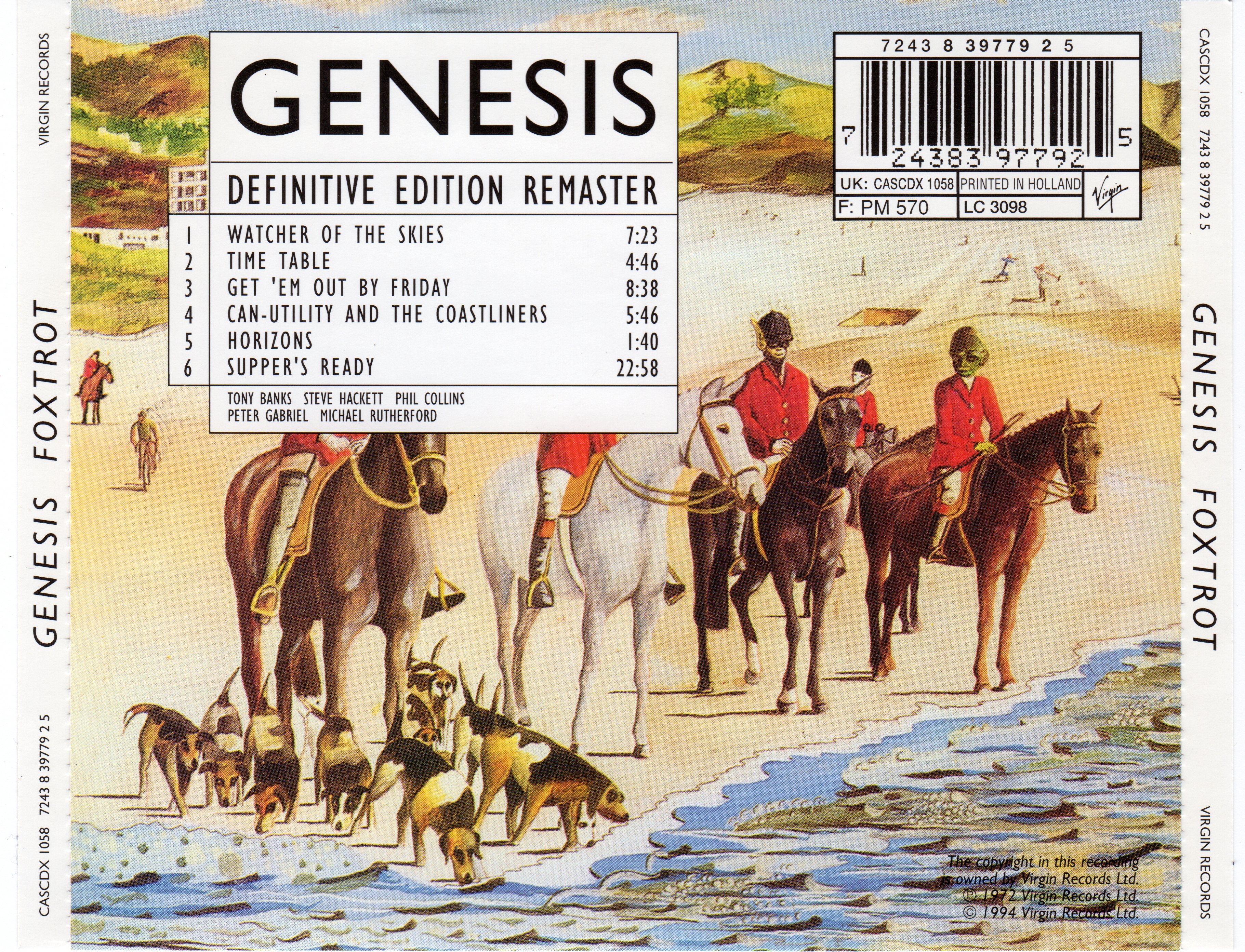 genesis foxtrot album cover